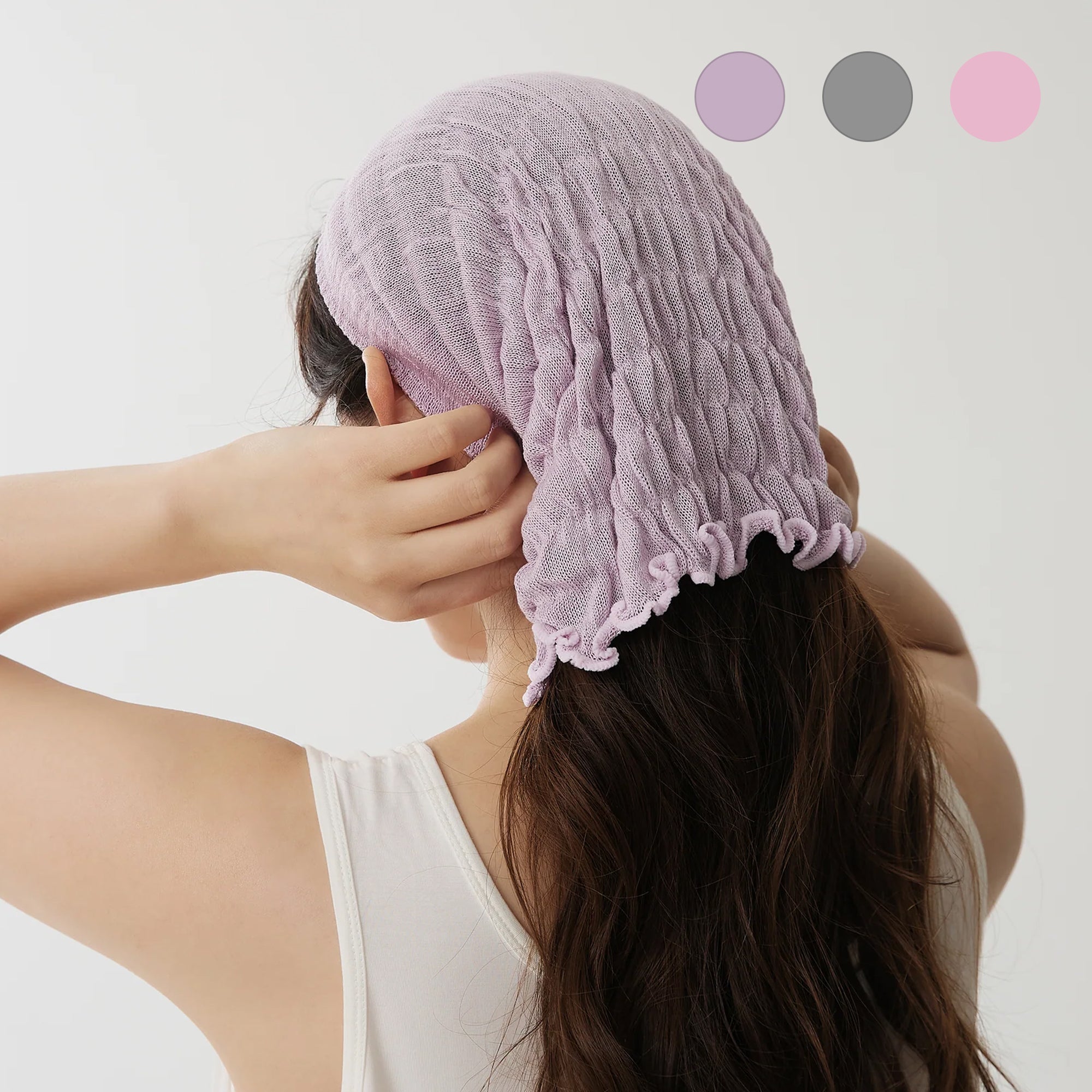 the row シルクキャップ シルク ナイトキャップ（リボン）｜【公式】COCOSILK（ココシルク